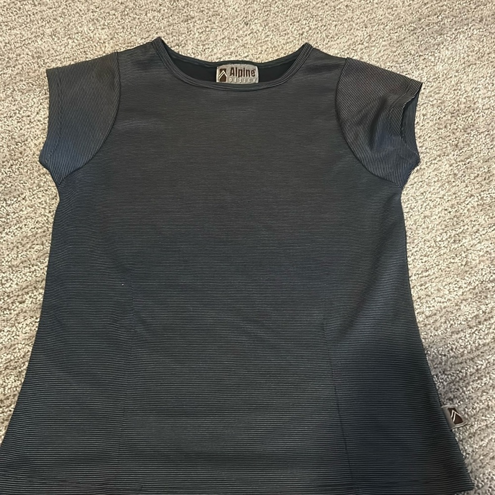 Black/Grey shirt. From Alpine Design